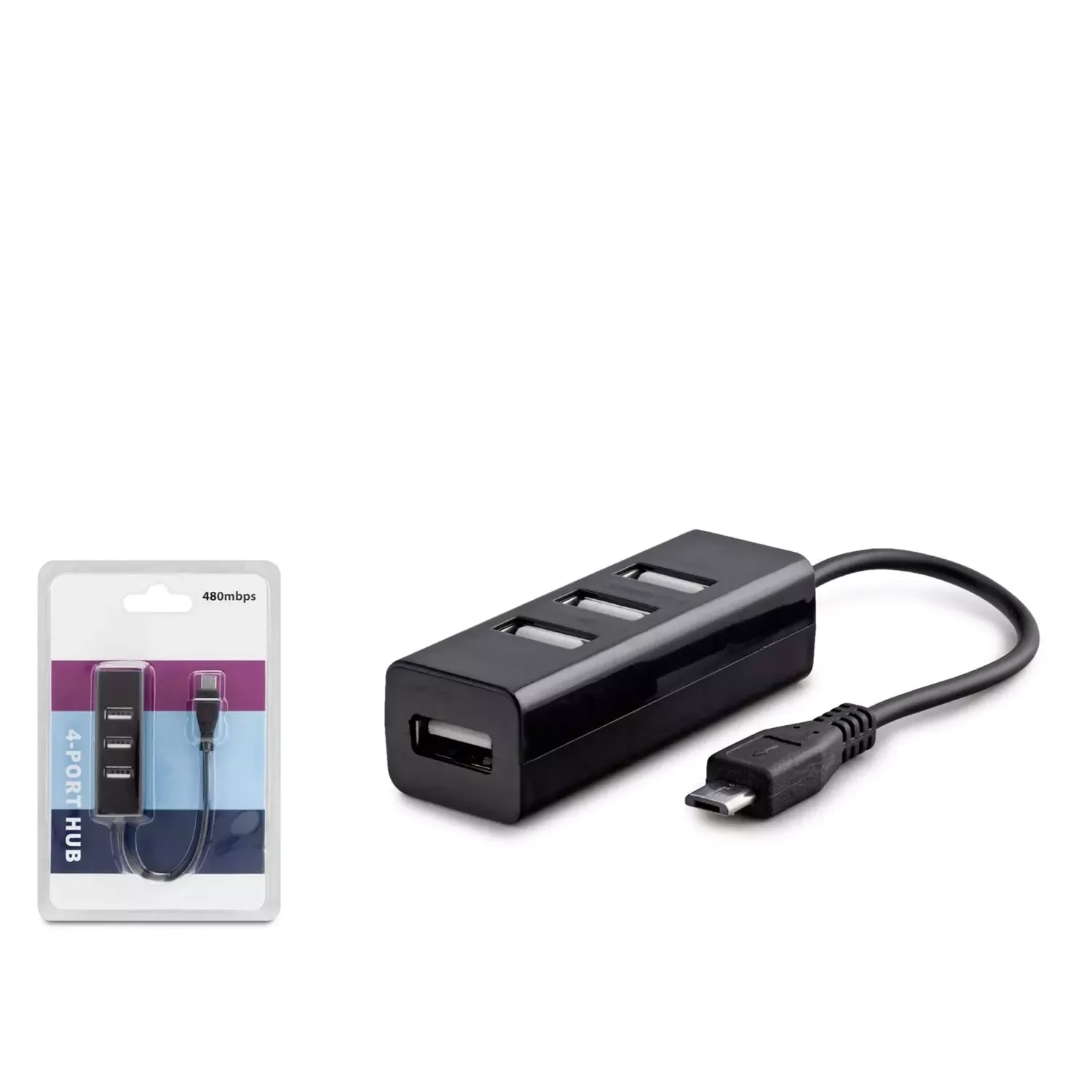HADRON HDX7019 USB MICRO HUB 4*USB SİYAH