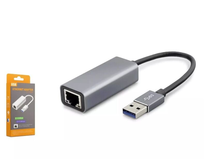 Hadron HDX7851 Ethernet Card Usb3.0 1000MBPS Gri