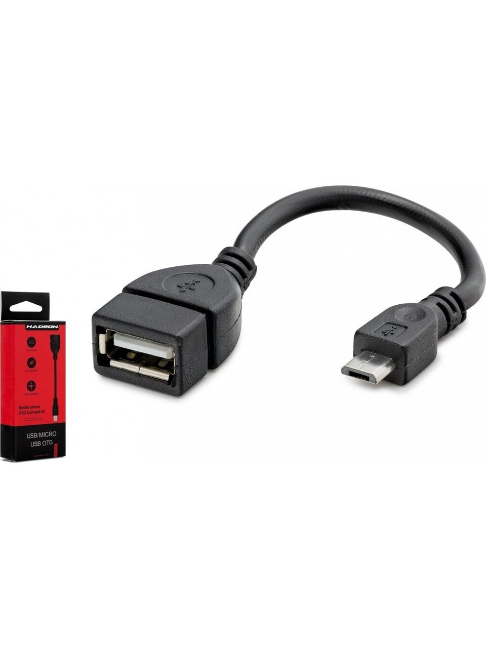 Hadron HN4590K Otg Kablo Micro USB To USB 10CM