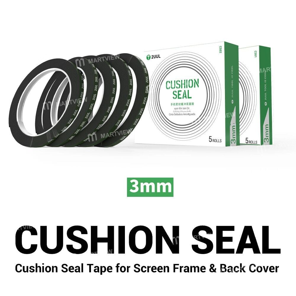 2UUL CS01 10 Metre 3mm Ekran Çerçevesi / Arka Kapak / Ekran Yapıştırmak için Çift Taraflı Bandı