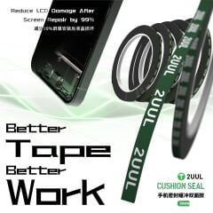 2UUL CS01 10 Metre 3mm Ekran Çerçevesi / Arka Kapak / Ekran Yapıştırmak için Çift Taraflı Bandı