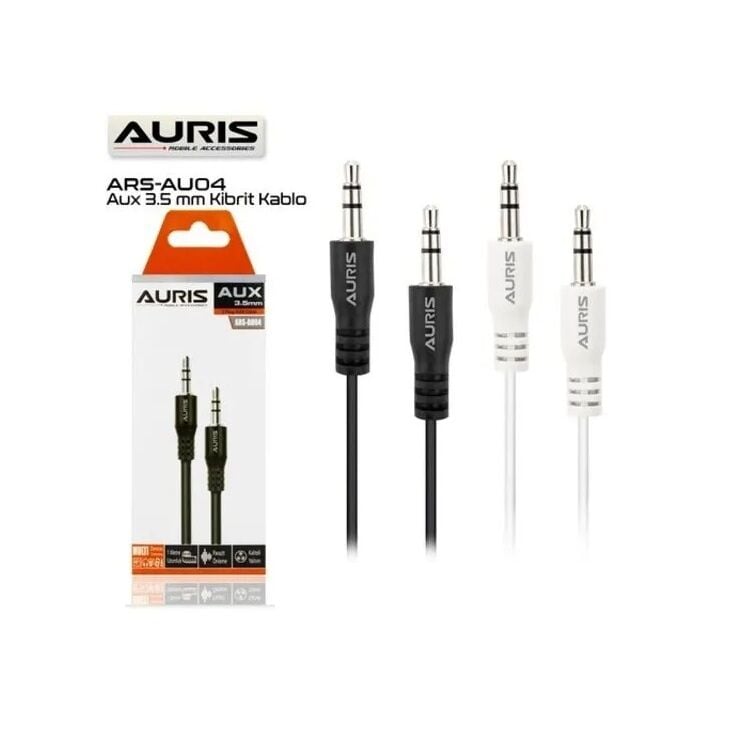 Auris ARS-AU04 3.5mm Aux Ses Kablosu 1 Metre
