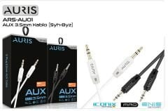 Auris ARS-Au01 Aux Kablosu 1 Metre 3.5Mm Jack Uyumlu 2 Plug