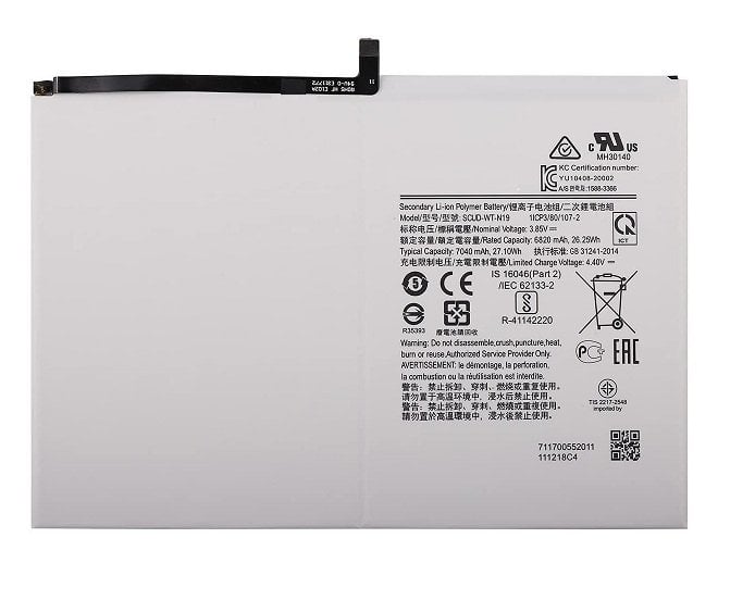 Samsung Galaxy Tab A7 T500 T505 T507 SCUD-WT-N19 Tablet Batarya - Pil