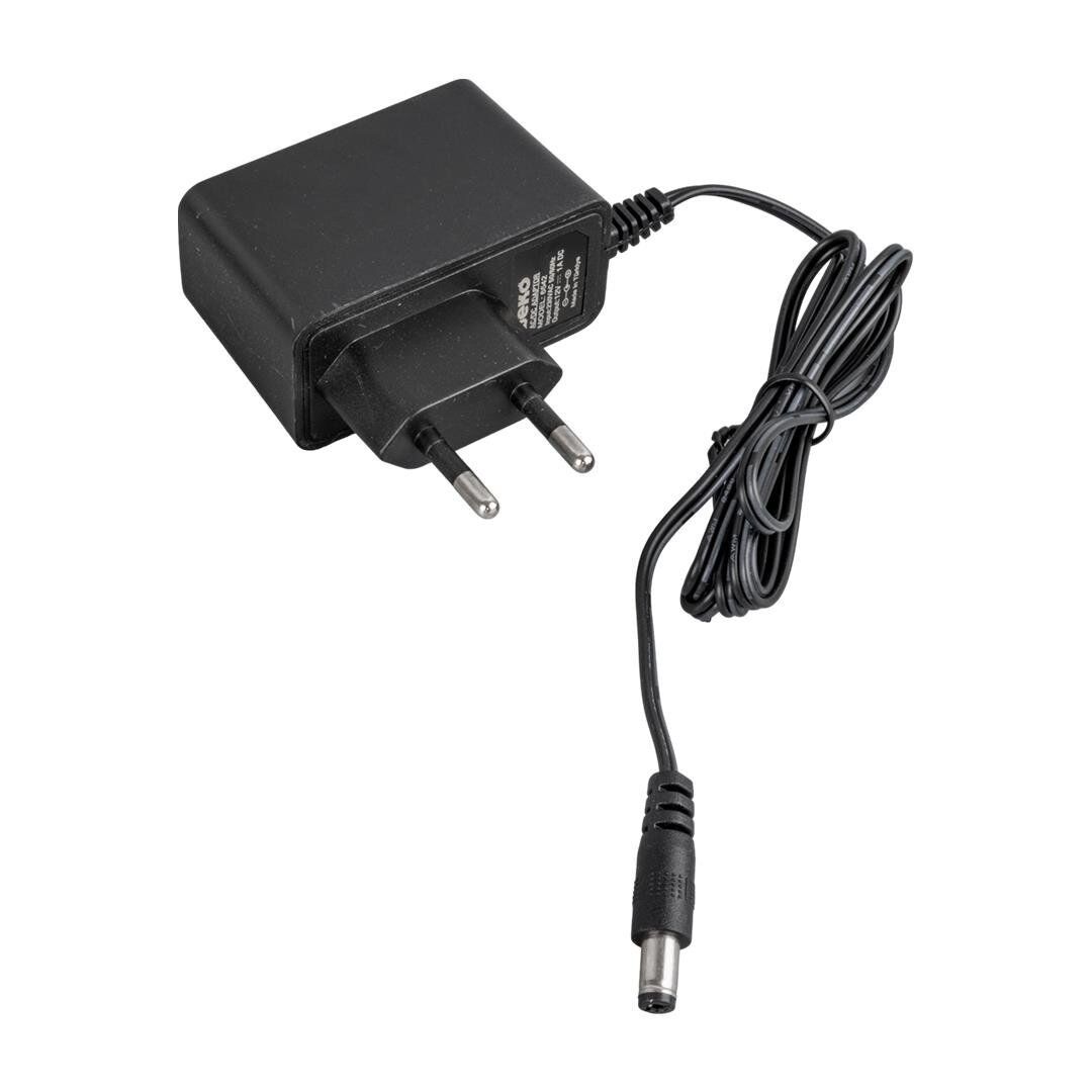 12 Volt 1 Amper 10 Watt Plastik Kasa Priz Tipi Adaptör (5.5x2.5 Uçlu)