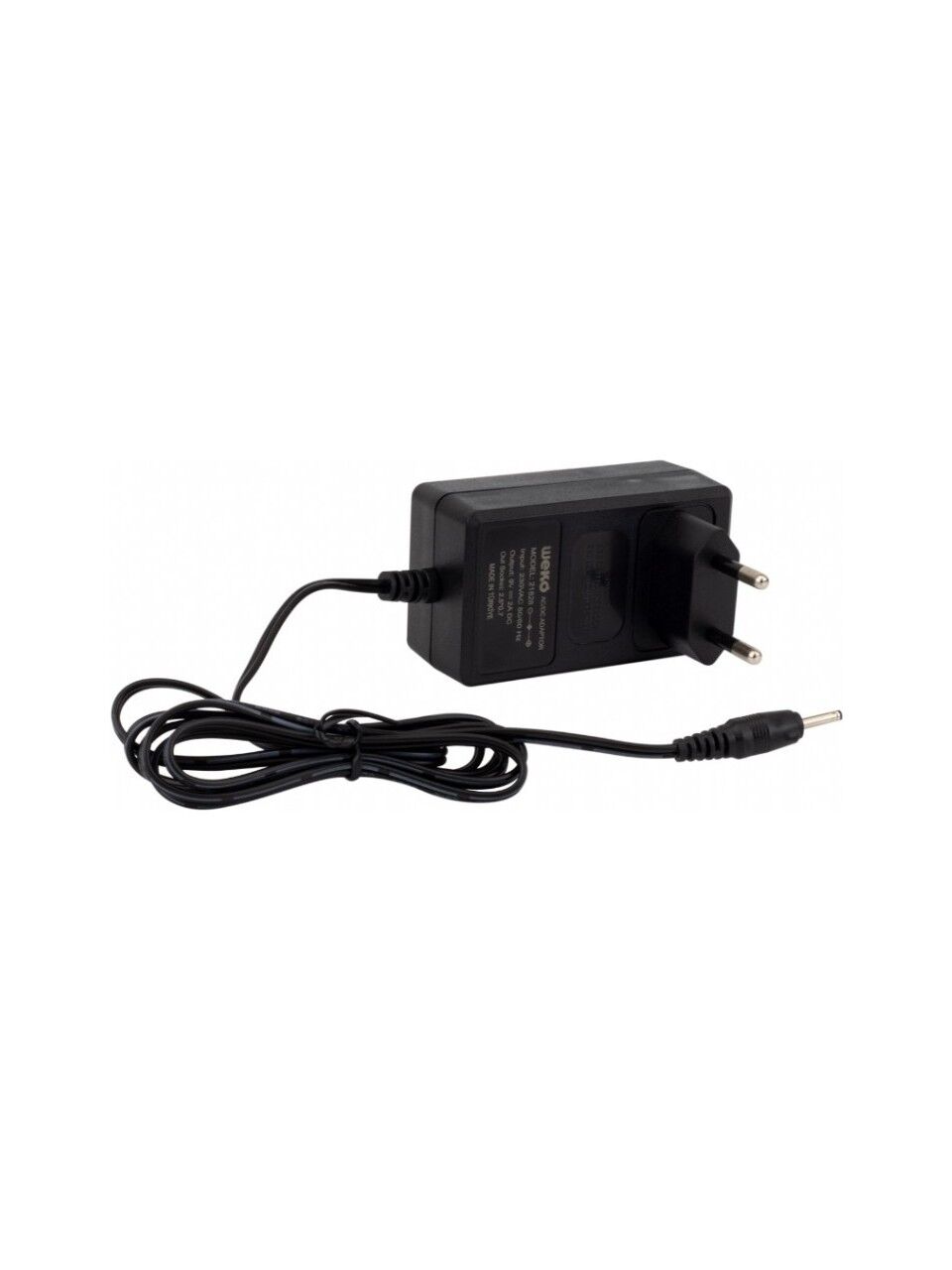 Weko 9 Volt 2 Amper Ince 2.5*0.7 Uç Tablet Pc Adaptörü Yerli Üretim Adaptör Siyah