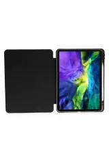 Apple iPad Pro 11 2024 M4 5.Nesil A2836, A2837, A3006 Kılıf Kalemlikli Mars Tablet Kılıfı
