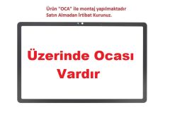 Lenovo Tab M10 Plus 3.Nesil TB125FU TB128FU TB128XU Lens Cam Ön Panel - Siyah