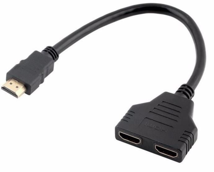 Hdmi Erkek-Hdmi Dişi X2 Adaptör HDMI Çoklayıcı