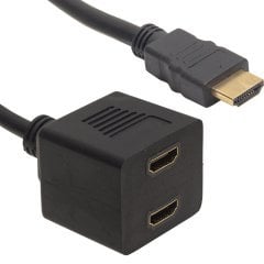 Hdmi Erkek-Hdmi Dişi X2 Adaptör HDMI Çoklayıcı