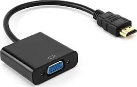 HDMI To Vga Dönüştürücü Kablosu - Siyah