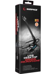 Rampage Snopy Sn-Rm7X Rampage Siyah Masaüstü Led Mikrofon