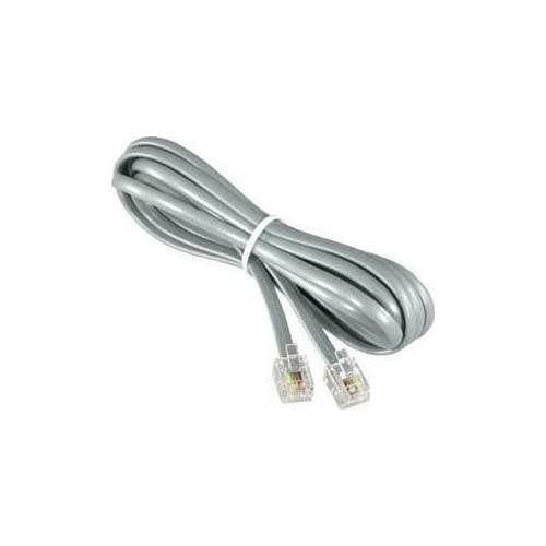 Rj11 Hazır Kablo 1,5M Fabrikasyon Telefon Kablosu 6P4C