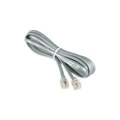 Rj11 Hazır Kablo 1,5M Fabrikasyon Telefon Kablosu 6P4C