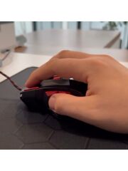 Hadron G390 Kablosuz Oyuncu Mouse Type-C Port Şarjlı + Led gösterim Rgb 1600Dpi Sessiz Siyah