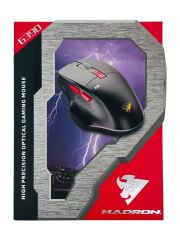 Hadron G390 Kablosuz Oyuncu Mouse Type-C Port Şarjlı + Led gösterim Rgb 1600Dpi Sessiz Siyah