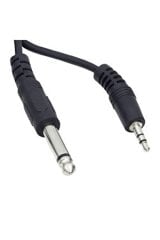 Gitar / Anfi / Telefon 6.3 mm Mono - 3.5 mm Stereo Kablo 1,5 Metre