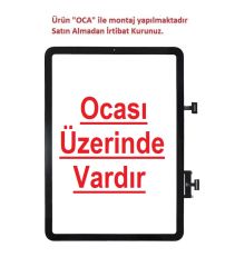 Apple iPad Air 5 10.9'' A2588 A2589 A2591 Dokunmatik Panel - Siyah