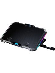 Claw's Vortex 8x Turbo LED Fan - 10 Modlu RGB - LCD Ekran - Ayarlabilir Fan Hızı & 7 Farklı Stand Yükseklik Kademesi – 2x USB