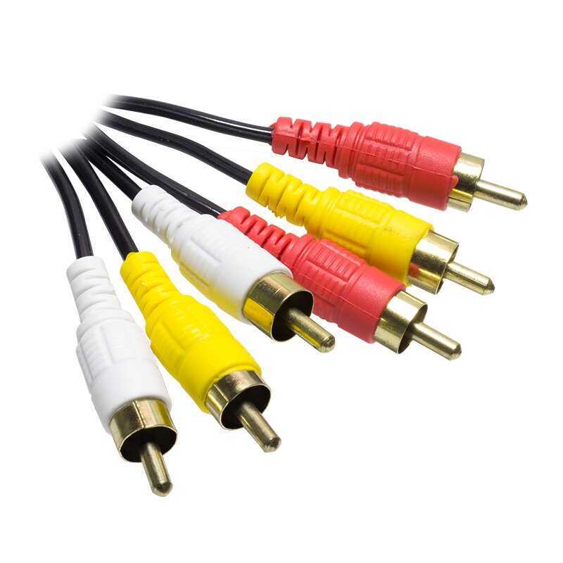 3rca to 3rca dvd/ uydu / konsol  1,5 Metre Kablo Tos-Tos