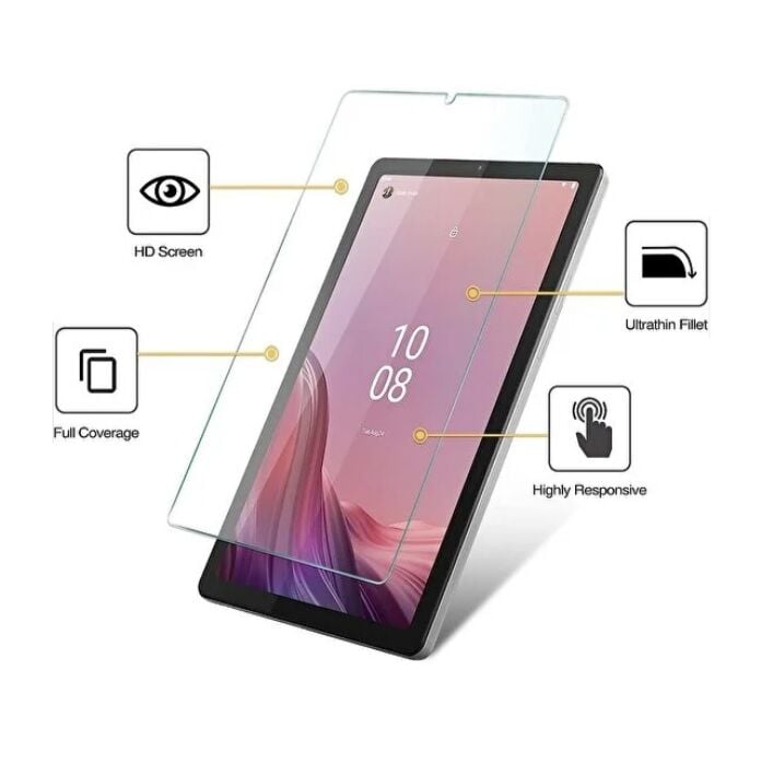 Lenovo Tab M9 TB310FU TB310XU TB310XC Temperli 9H Kırılmaz Cam - Ekran Koruyucu