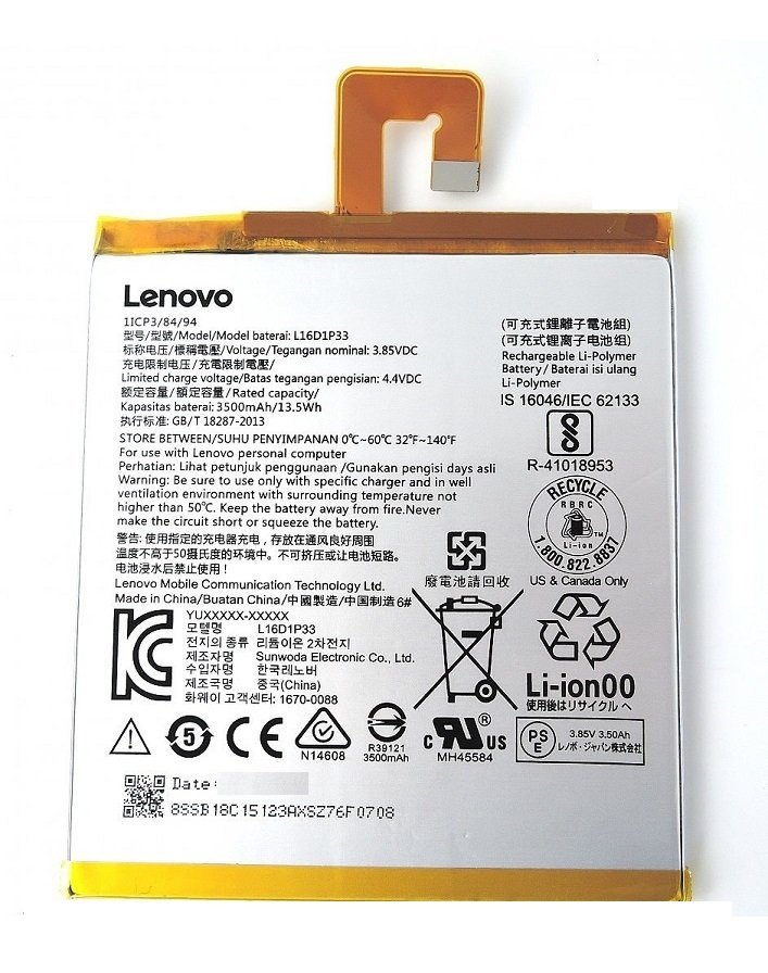 Lenovo Tab 7 TB-7504F TB-7504X Tablet Batarya - Pil