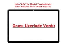 Samsung Galaxy Tab S10 Plus 12.4'' SM-X820 SM-X826B Lcd Lens Cam Ön Panel - Siyah