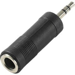 Çevirici Jak 6.3 mm Dişi - 3.5 mm Erkek Stereo Çevirici Jak Fiş