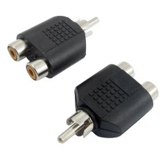 Rca Çevirici Erkek 2 Rca Dişi Stereo  Çevirici