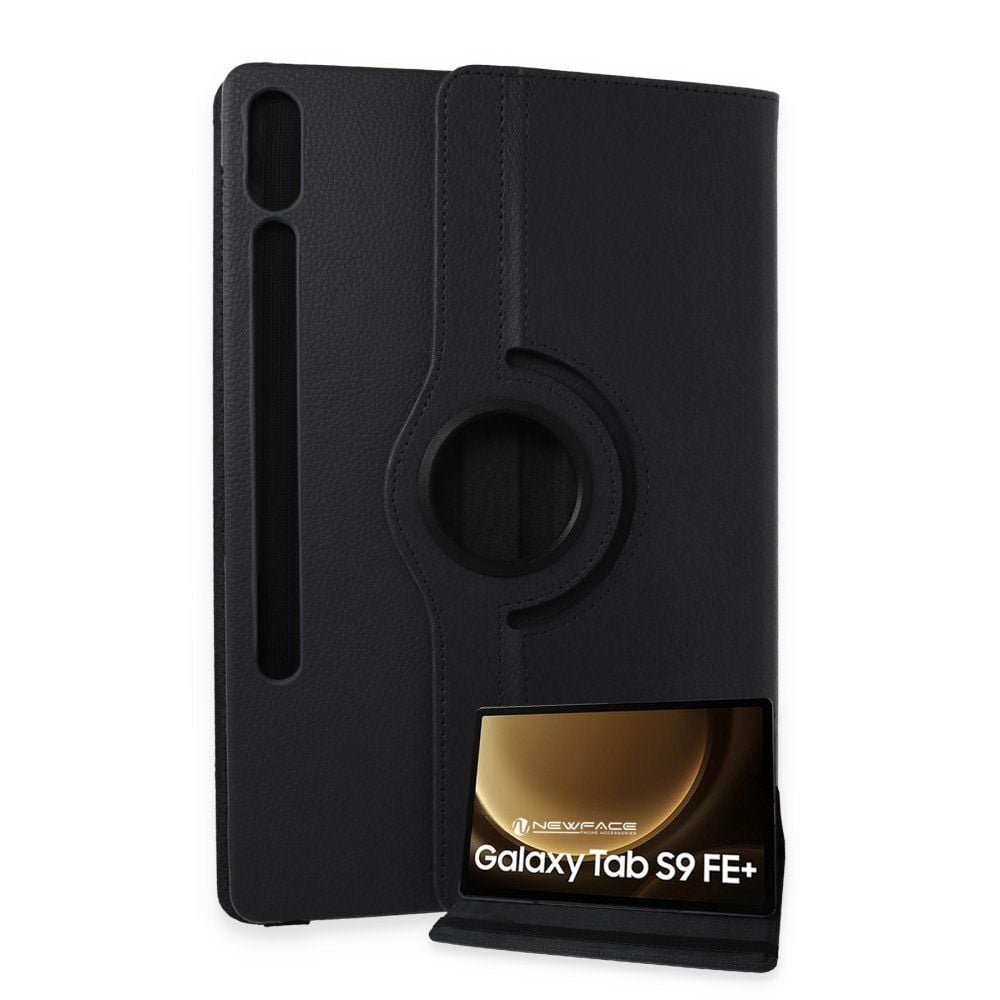 Samsung Galaxy Tab S9 Plus SM-X810/X816B/X818U Stand 360 Derece Döner Kapaklı Tablet Kılıf