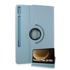 Samsung Galaxy Tab S9 Plus SM-X810/X816B/X818U Stand 360 Derece Döner Kapaklı Tablet Kılıf
