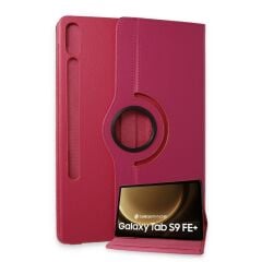 Samsung Galaxy Tab S9 Plus SM-X810/X816B/X818U Stand 360 Derece Döner Kapaklı Tablet Kılıf