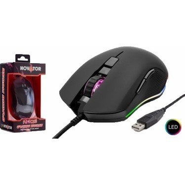 Novator N103 Kablolu 2000DPI Ledli Oyun Mouse