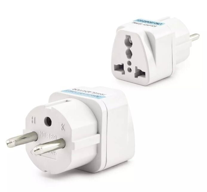 Hadron Hdx1251 Amerikan-Türkiye Fiş Adaptörü Beyaz