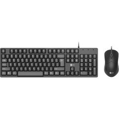 Lenovo Lecoo CM101 USB Kablolu Q Klavye Mouse Set Siyah