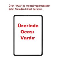 Apple iPad Pro 11 3.Nesil A2377 A2459 A2301 A2460 Lens Cam Ön Panel - Siyah