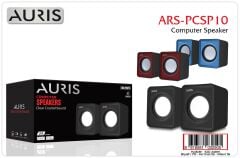 Auris Ars-PCSP10 1+1 3W RMS SİYAH USB HOPARLÖR - SPEAKERS