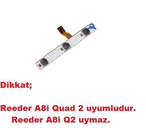 Reeder A8İ Quad 2 Açma+Kapama+Ses Flex Buton