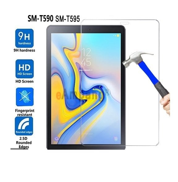 Samsung Galaxy Tab A 10.5'' SM-T590 T595 Temperli 9H Kırılmaz Cam - Ekran Koruyucu