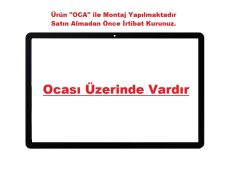 Samsung Galaxy Tab S9 FE SM-X510 SM-X516B Lcd Lens Cam Ön Panel - Siyah