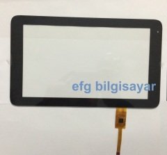 TOPSUN T10 A2 KABLO KODLU 10.1 inç Dokunmatik Panel - Siyah