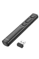 Hoco GM201 Lazerli Kablosuz Sunum Kalemi - Siyah