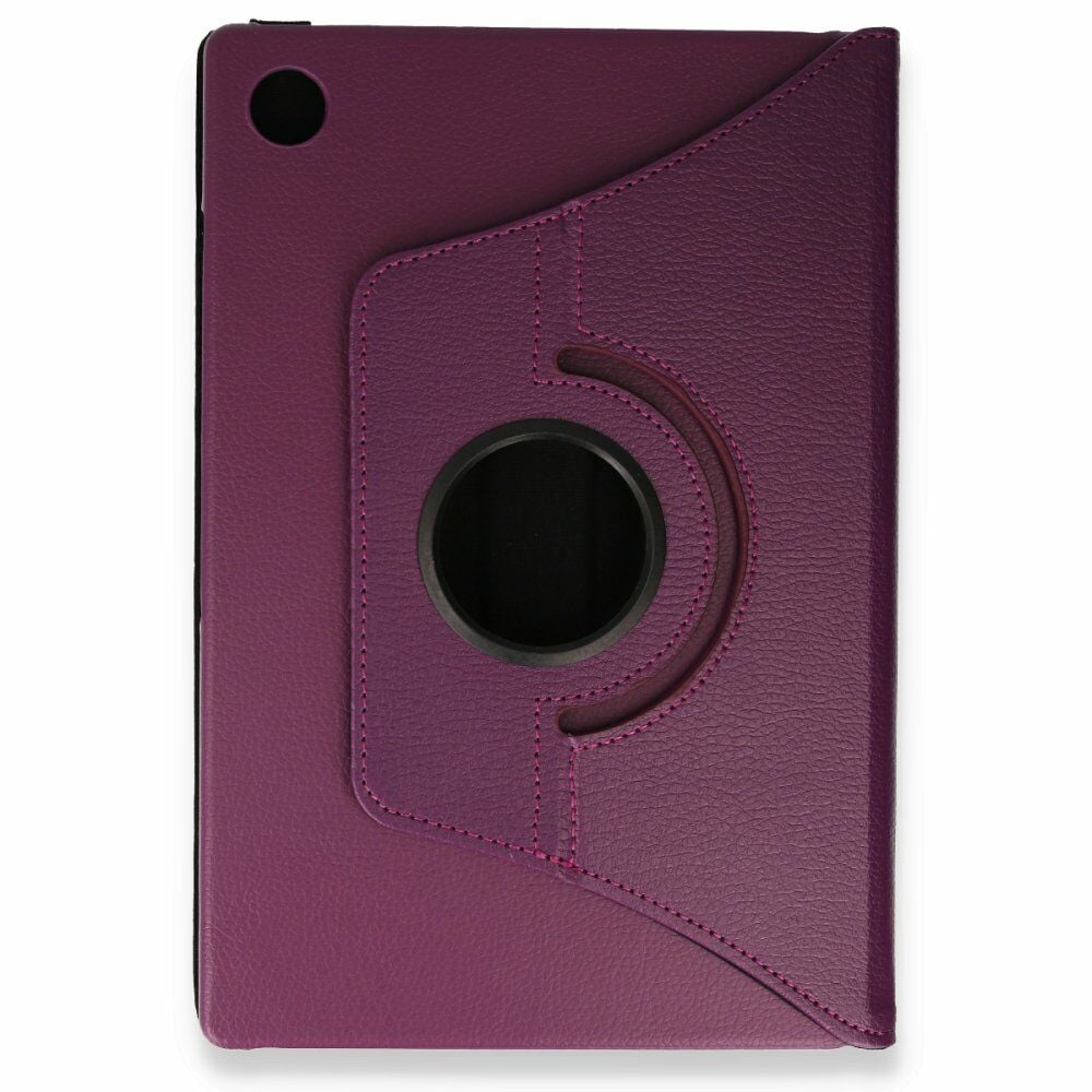 Samsung Galaxy Tab A9 8.7'' SM-X110 X115 X117 Stand 360 Derece Döner Kapaklı Tablet Kılıf TURKUAZ