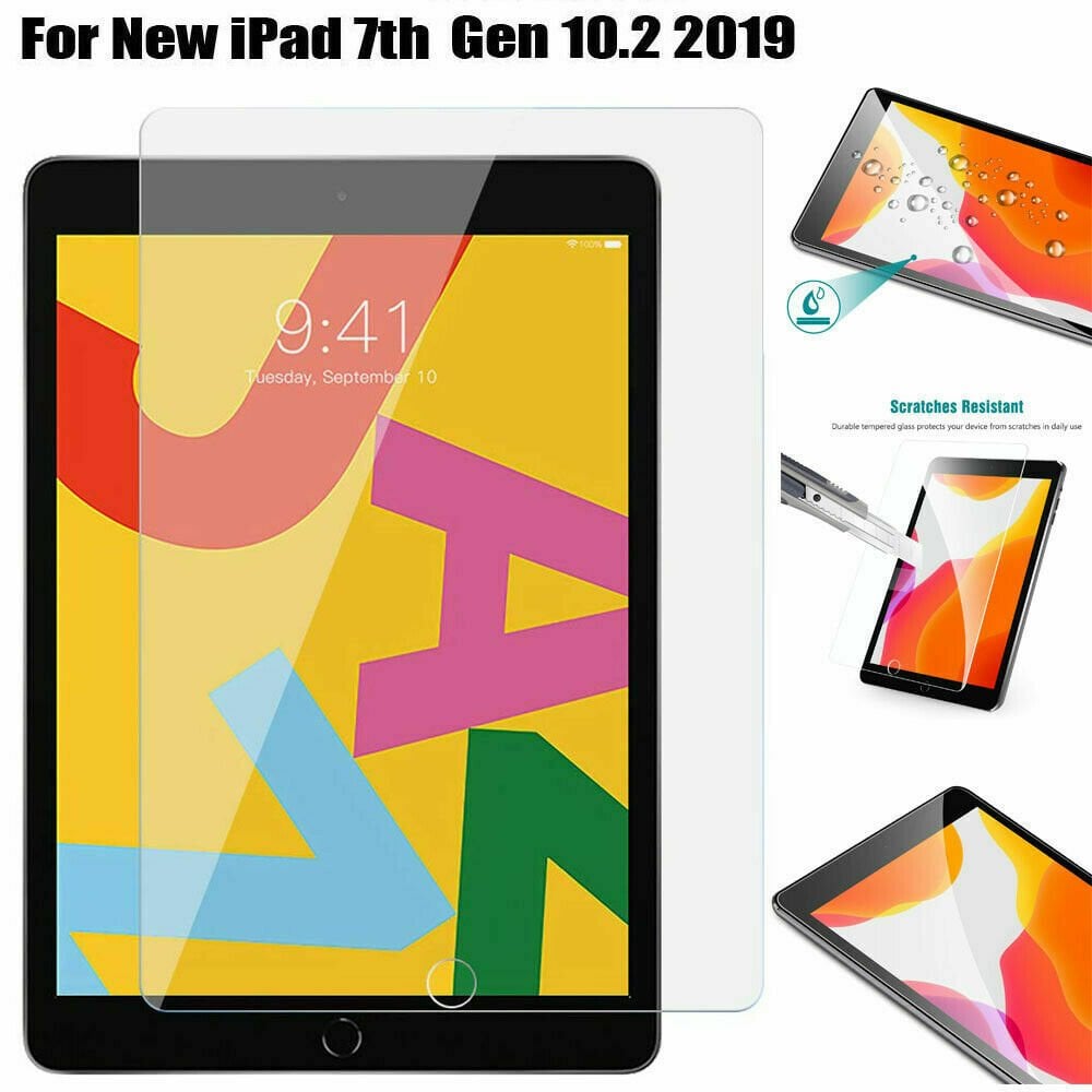 Apple iPad 7th Gen A2200 A2232 10.2'' Temperli 9H Kırılmaz Cam - Ekran Koruyucu