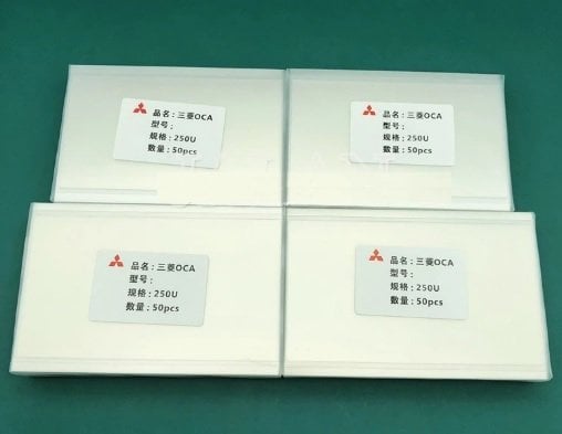 Tablet Camı Ocası Mitsubishi 6-7-8-9-10-11-12.9'' Tutkal Laminasyon Cam Yapıştırıcı - OCA 11'' / 12'' / 12.9'' oca