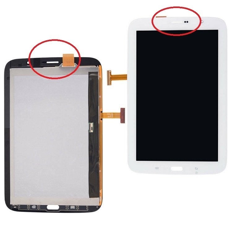 Samsung GT-N5100 N5105 3G Lcd Ekran ve Dokunmatik Panel Set - Beyaz