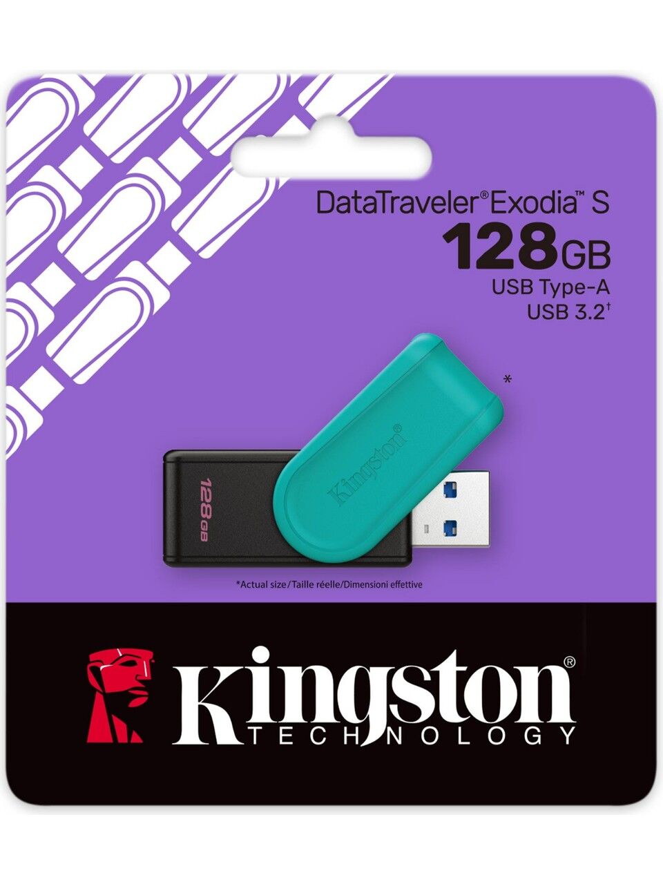 Kingston Datatraveler Exodia S 128GB Dtxs Usb3.2 Gen.1 USB Flash Bellek DTXS/128GB