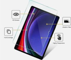 Samsung Galaxy Tab S9 Plus SM-X810/X816B/X818U Temperli 9H Kırılmaz Cam - Ekran Koruyucu