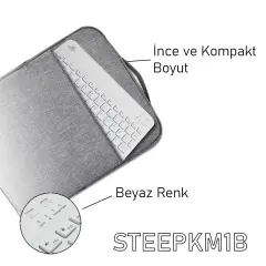 Steep Solid Magic Şarjlı Bluetooth Klavye - Mouse Set