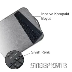 Steep Solid Magic Şarjlı Bluetooth Klavye - Mouse Set
